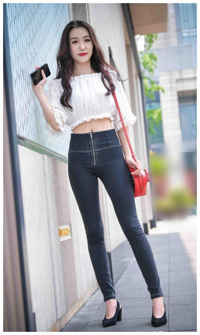 图片[4]-紧身牛仔裤卷发姑娘 J1726 103P-2.28GB-哈哈图库